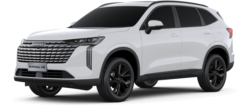 GWM HAVAL H6 - Hamilton White. Deluxe - 1,5 i+PHEV (364к.с.) (2026)